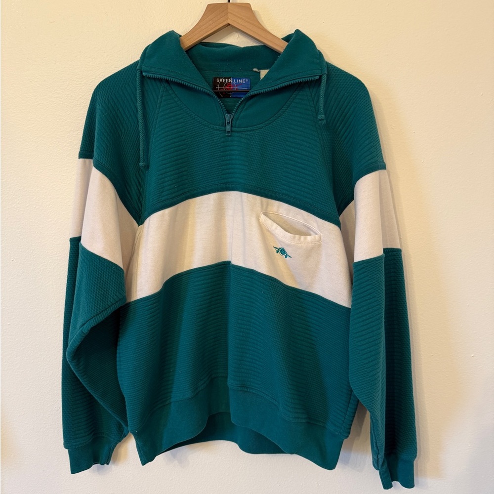Vintage GreenLine Quarter-Zip Pullover